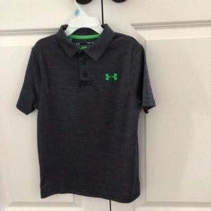 Boys Under Armour Golf Shirt Youth Small